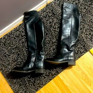 Aldo Lavorazione Artigiana Italian leather over the knee boots